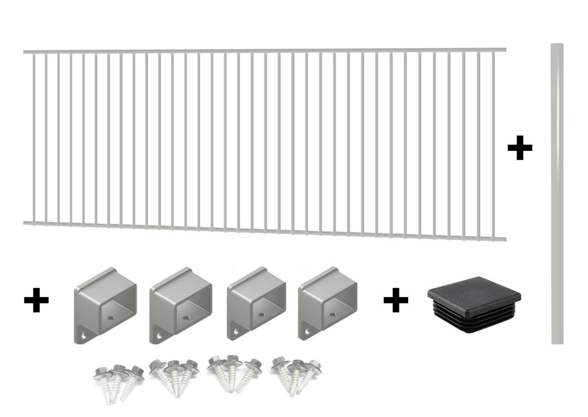 3m Pool Safe Extra Wide Pool Fence Panel + Panel Fittings Set + 1.8m 'In-Ground' Fence Post - EASY-BUY Package Deal - 3m wide x 1.2m high - Colour is your choice! Questions & Answers