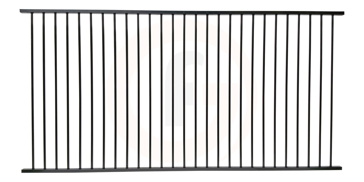 HEAVY DUTY ALUMINIUM FENCE PANEL - 2.4m* W x 1.2m H - EXTRA DISCOUNTED Questions & Answers