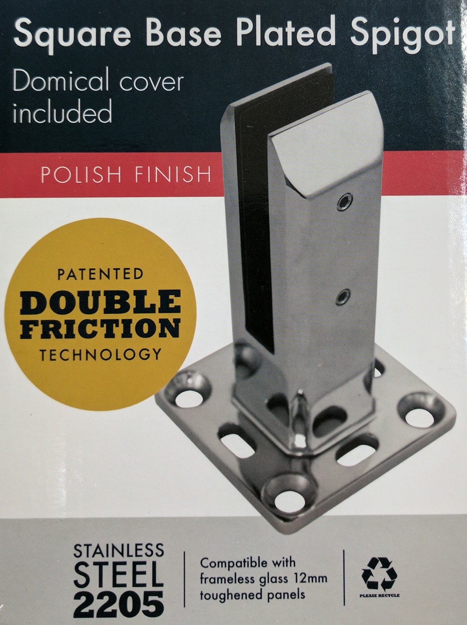 Easy Adjust' Square Premium Designer Spigot (To Bolt Down) with patented 'double friction' technology. - Includes Cover Plate! Questions & Answers