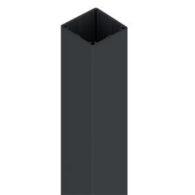 50x50 Heavy Duty Aluminium Post x 2.4m Long. Black, Monument or Pearl White. (Includes Cap). Questions & Answers