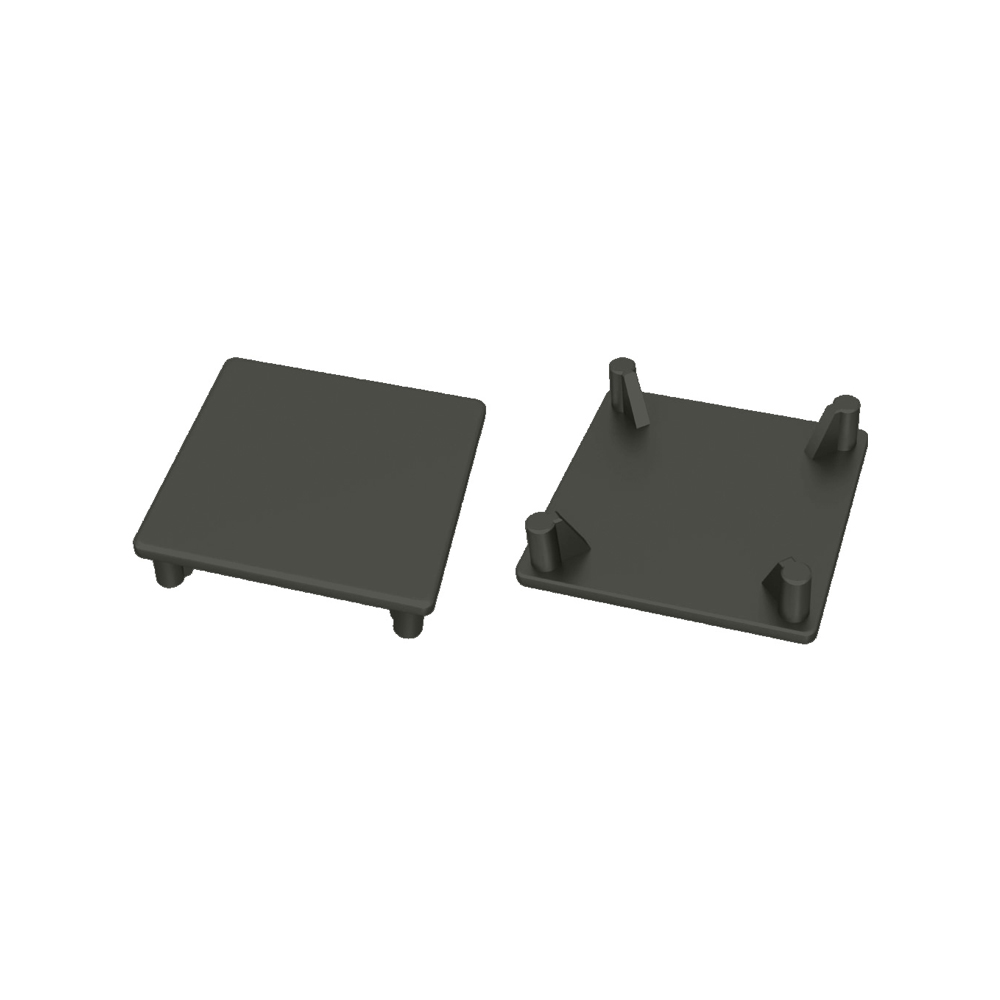Top Post Cap - 50x50mm - with corner lugs to suit our 'Heavy Duty' 50x50mm Aluminium Posts. Questions & Answers