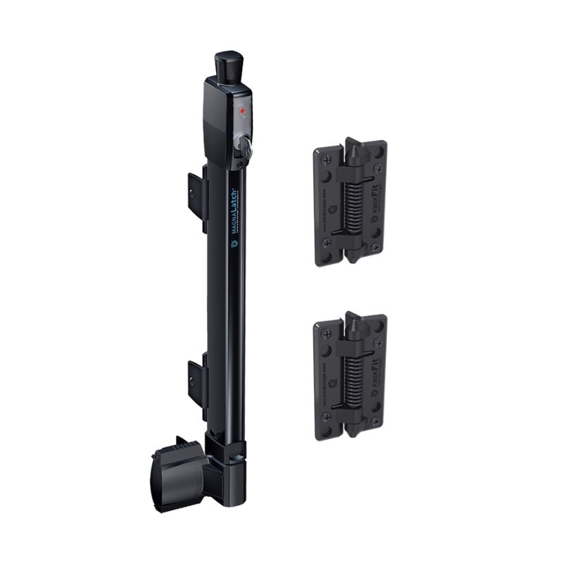 Pool Safe Gate Pack 1 - 'Series 3' D&D Magna Latch & Standard Simple-Fit self-closing hinge set. (Hinge tension is NOT Adjustable). Questions & Answers