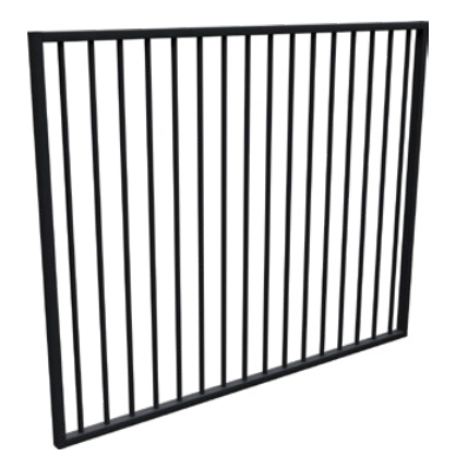 Hi Guys,  the 1515 adjustable pool gate -  is it made of steel and powder coated or aluminium?