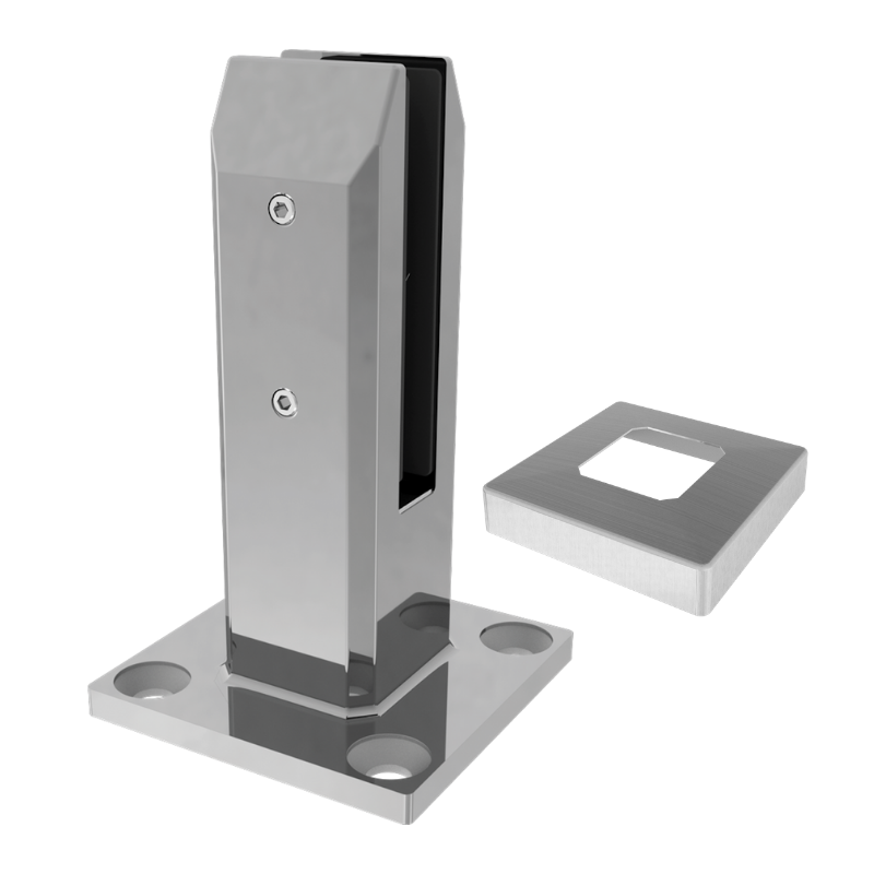 Base Plated Premium Heavy Duty Balustrade Grade Spigot 50mm x 45mm Square Questions & Answers