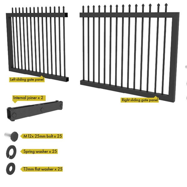 Sliding Gate Kit - 4260mm Wide Questions & Answers