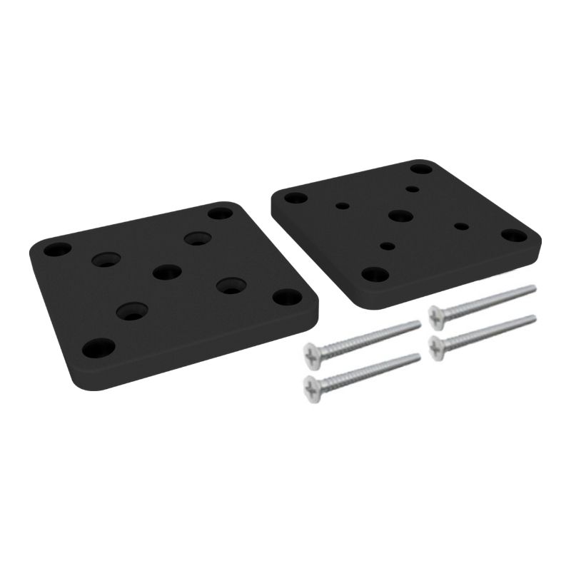 Base Plate Kit for 'Heavy Duty' 50mm Posts - Choose your colour Questions & Answers