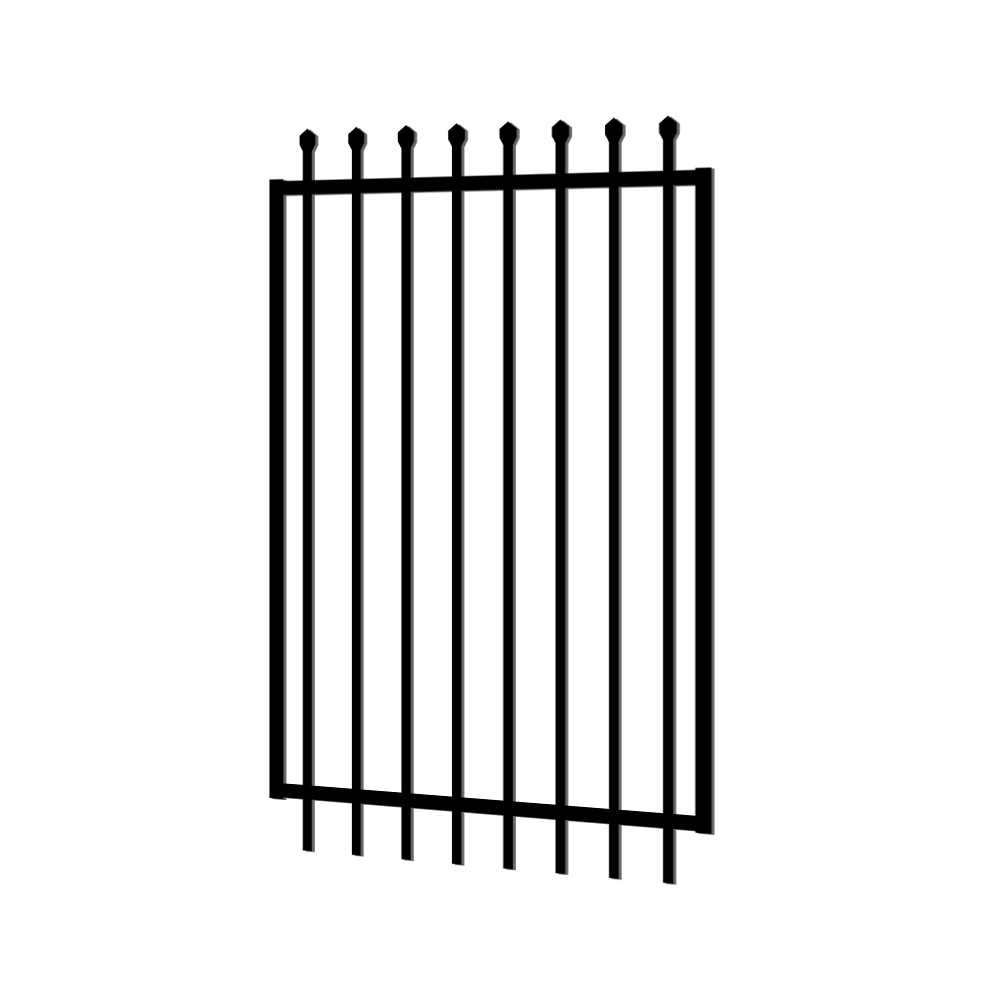 1.2m wide x 2.1m high Aluminium Crimped Top Security Gate Questions & Answers