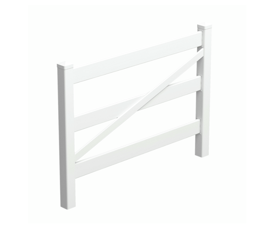 Are hinges included in the Post and Rail Gate (SKU HF-3RAIL-GATE-1800)? If not which hinges do I order? Thanks. Bel