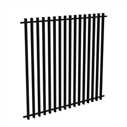 1.8m H Verti-BARR Pool Safe Fence Panel | Stylish Multi-Use Garden, Front, & Pool Fencing Panel Featuring 50x25mm Vertical BARR Batten-Blades - 1969mm Wide x 1800mm High - SATIN BLACK (Complies to AS1926.1-2012) Questions & Answers