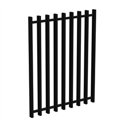 1.2m High Gate - Verti-BARR Stylish Pool Safe Gate with 50x25mm BARR Batten-Blades - 975mm Wide x 1200mm High - SATIN BLACK (complies to AS1926.1-2012) Questions & Answers